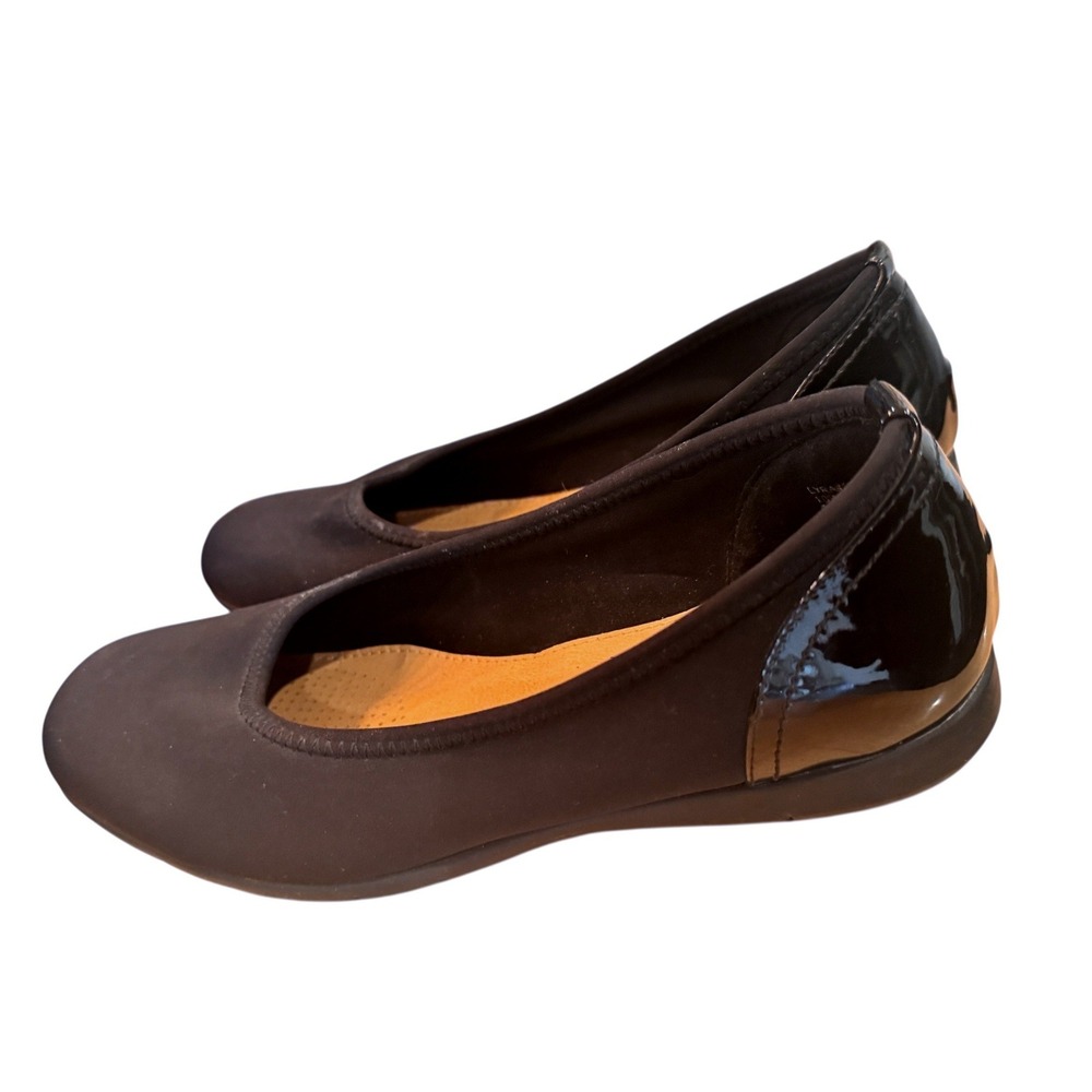 Comfortview Women Black Fabric Ballet Flats Slip On Round Toe Shoes 10W classic